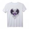 Fallen Angel Wings Dark Goth Kleidung Herz von Asexual - Gothic Fantasy T-Shirt für LGBTQA und dunkle Mode