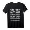 Lustiges Männer T-Shirt mit Spruch »Wer Nicht Mit Mir Auskommt An Sich Arbeiten« – Perfekt für Arbeit, Party und als Geschenk für Freunde und Vater