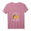 Damen Funny Every Now And Then I Fall Apart Taco T-Shirt mit V-Ausschnitt – Lustiges Mexican Food Design, Perfekt als Geschenk für Foodies & Taco-Liebhaberinnen