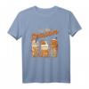 Tis The Season Pumpkin Spice Latte Halloween Herbst Kaffee Langarmshirt – Perfekt für Herbst, Halloween & Kürbis-Gewürz-Liebhaber