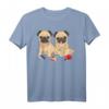 Lustiges Mops Hund Welpe isst Schokolade T-Shirt – Perfektes Geschenk für Hundeliebhaber, Partner & Freunde zu jedem Anlass