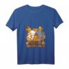 Niedliches Anime-Katzen- und Herbstblätter-T-Shirt mit V-Ausschnitt - Fall is My Favorite Color für Katzenliebhaber, Familien & Kawaii-Fans