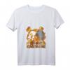 Niedliches Anime-Katzen- und Herbstblätter-T-Shirt mit V-Ausschnitt - Fall is My Favorite Color für Katzenliebhaber, Familien & Kawaii-Fans
