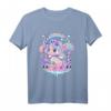 Kawaii Pastell Goth Einhorn Regenbogen T-Shirt – Süßes und Gruseliges Gothic Halloween Shirt für Anime, Harajuku & Otaku Fans