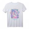 Kawaii Pastell Goth Einhorn Regenbogen T-Shirt – Süßes und Gruseliges Gothic Halloween Shirt für Anime, Harajuku & Otaku Fans