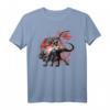Jurassic World Fallen Kingdom Blue vs. Indoraptor T-Shirt - Offiziell lizenziertes Jurassic Park Merch, Dinosaurier Fanartikel