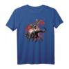 Jurassic World Fallen Kingdom Blue vs. Indoraptor T-Shirt - Offiziell lizenziertes Jurassic Park Merch, Dinosaurier Fanartikel