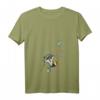 HapPanda Pocahontas Meeko Flit Colorful Leafs Fall V-Ausschnitt T-Shirt - Offiziell lizenziert, ideal als Geburtstagsgeschenk