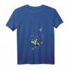 HapPanda Pocahontas Meeko Flit Colorful Leafs Fall V-Ausschnitt T-Shirt - Offiziell lizenziert, ideal als Geburtstagsgeschenk