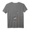 HapPanda Pocahontas Meeko Flit Colorful Leafs Fall V-Ausschnitt T-Shirt - Offiziell lizenziert, ideal als Geburtstagsgeschenk