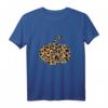 Leopard Cheetah Print Pumpkin Cute Womens Fall Autumn Gift - Lustiges Herbst T-Shirt für Pumpkin Spice Fans und Damen