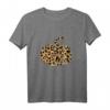 Leopard Cheetah Print Pumpkin Cute Womens Fall Autumn Gift - Lustiges Herbst T-Shirt für Pumpkin Spice Fans und Damen