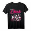 Biker Babe Gift Motorcycle This Chick Didn't Fall Off T-Shirt - Vintage Style Motorrad Graphic für Frauen & Männer, Perfekt als Geschenk für Motorradliebhaber
