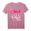 Biker Babe Gift Motorcycle This Chick Didn't Fall Off T-Shirt - Vintage Style Motorrad Graphic für Frauen & Männer, Perfekt als Geschenk für Motorradliebhaber