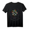 HapPanda Pixar Up T-Shirt mit bunten Ballons - Official Lizenziertes Design für Feier und Party