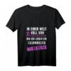 Damen Tätowiertes Miststück T-Shirt mit V-Ausschnitt – Ironisch, Witzig & Attraktiv für Tattoo-begeisterte Frauen, perfektes Geschenk zu Geburtstag & Weihnachten