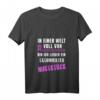 Damen Tätowiertes Miststück T-Shirt mit V-Ausschnitt – Ironisch, Witzig & Attraktiv für Tattoo-begeisterte Frauen, perfektes Geschenk zu Geburtstag & Weihnachten