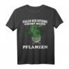 Falls ich sterbe giesst meine Pflanzen - Monstera & Pflanzenliebhaber T-Shirt für Gärtner, Pflanzenmütter & Crazy Plant Ladies