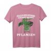 Falls ich sterbe giesst meine Pflanzen - Monstera & Pflanzenliebhaber T-Shirt für Gärtner, Pflanzenmütter & Crazy Plant Ladies