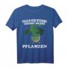 Falls ich sterbe giesst meine Pflanzen - Monstera & Pflanzenliebhaber T-Shirt für Gärtner, Pflanzenmütter & Crazy Plant Ladies