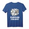 Schäfchen Zählshirt - Lustiges Schlafshirt mit Schaf Motiv für Erwachsene und Kinder, perfektes Geschenk für Langschläfer und Träumer