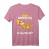 Mein Offizielles Faultier Schlafshirt - Bequemer Schlafanzug und Pyjama für Männer, Frauen und Kinder mit Faultier-Motiv auf Mond, perfekte Geschenkidee