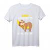 Mein Offizielles Faultier Schlafshirt - Bequemer Schlafanzug und Pyjama für Männer, Frauen und Kinder mit Faultier-Motiv auf Mond, perfekte Geschenkidee