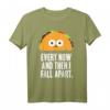 David Olenick - Every Now And Then I Fall Apart T-Shirt - Humorvolles, Offiziell Lizenziertes Design, Klassisch Geschnitten