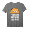 David Olenick - Every Now And Then I Fall Apart T-Shirt - Humorvolles, Offiziell Lizenziertes Design, Klassisch Geschnitten