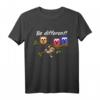 Be Different! Lustiges Eulen- und Faultier-T-Shirt für Tierliebhaber – Süßer Spruch für Damen, Herren & Kinder, perfektes Weihnachtsgeschenk