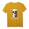 HapPanda Skull Rectangle T-Shirt - Official Merchandise, Klassisch geschnitten, Doppelt genähter Saum