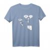 Lustiges Physik T-Shirt mit Fallkraftgleichung - Witziges Nerd Shirt für Wissenschaftler, Studenten & Weihnachtsgeschenk
