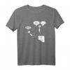Lustiges Physik T-Shirt mit Fallkraftgleichung - Witziges Nerd Shirt für Wissenschaftler, Studenten & Weihnachtsgeschenk