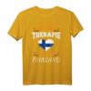 Ich Brauche Keine Therapie Ich Muss Nur Nach Finnland T-Shirt – Lustiges Geschenk für Finnland Fans, Urlauber & Menschen mit finnischer Abstammung