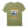 Ich Brauche Keine Therapie Ich Muss Nur Nach Finnland T-Shirt – Lustiges Geschenk für Finnland Fans, Urlauber & Menschen mit finnischer Abstammung