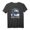 I'd rather be in Finland T-Shirt – Skandinavien-Design mit Elch-Silhouette für Finnland-Fans und Reiseliebhaber