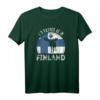 I'd rather be in Finland T-Shirt – Skandinavien-Design mit Elch-Silhouette für Finnland-Fans und Reiseliebhaber