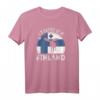 I'd rather be in Finland T-Shirt – Skandinavien-Design mit Elch-Silhouette für Finnland-Fans und Reiseliebhaber