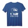 I'd rather be in Finland T-Shirt – Skandinavien-Design mit Elch-Silhouette für Finnland-Fans und Reiseliebhaber