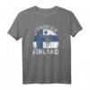 I'd rather be in Finland T-Shirt – Skandinavien-Design mit Elch-Silhouette für Finnland-Fans und Reiseliebhaber