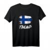 Finnland Flagge T-Shirt – Souvenir & Geschenk für Fans, Freunde & Reisende aus Finnland, Helsinki, Turku, Tampere & Rovaniemi