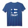 Finnland Flagge T-Shirt – Souvenir & Geschenk für Fans, Freunde & Reisende aus Finnland, Helsinki, Turku, Tampere & Rovaniemi