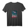 Damen Finnische Suomi Hannunvaakuna Sonnenuntergang Rune T-Shirt mit V-Ausschnitt – Kulturelles Skandinavisches Design