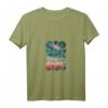 Damen Finnische Suomi Hannunvaakuna Sonnenuntergang Rune T-Shirt mit V-Ausschnitt – Kulturelles Skandinavisches Design