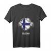 Finnland Flagge Fan Trikot T-Shirt – Patriotisches Team-Design für Eishockey- und Sportfans, perfekt als Geschenk zu Geburtstag & Weihnachten