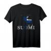 Finnland Elch T-Shirt mit Flagge und Landesfarben - Perfektes Geschenk für Natur-, Tier- und Skandinavien-Fans