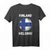 Helsinki Finnland Retro Vintage Flaggen T-Shirt – Patriotisches Souvenir für Finnland-Fans, Sportenthusiasten & Reisende