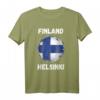 Helsinki Finnland Retro Vintage Flaggen T-Shirt – Patriotisches Souvenir für Finnland-Fans, Sportenthusiasten & Reisende