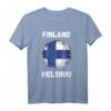Helsinki Finnland Retro Vintage Flaggen T-Shirt – Patriotisches Souvenir für Finnland-Fans, Sportenthusiasten & Reisende