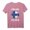 Helsinki Finnland Retro Vintage Flaggen T-Shirt – Patriotisches Souvenir für Finnland-Fans, Sportenthusiasten & Reisende